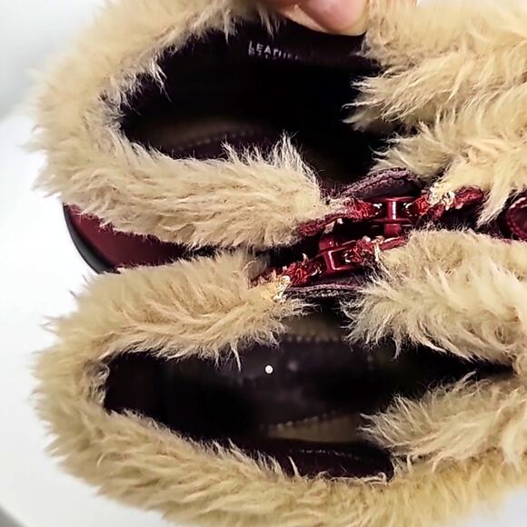 Earth Origins Womens Crowley Maroon Suede Lace Up Ankle Bootie Boot Zip Size 9.5 - Picture 7 of 10